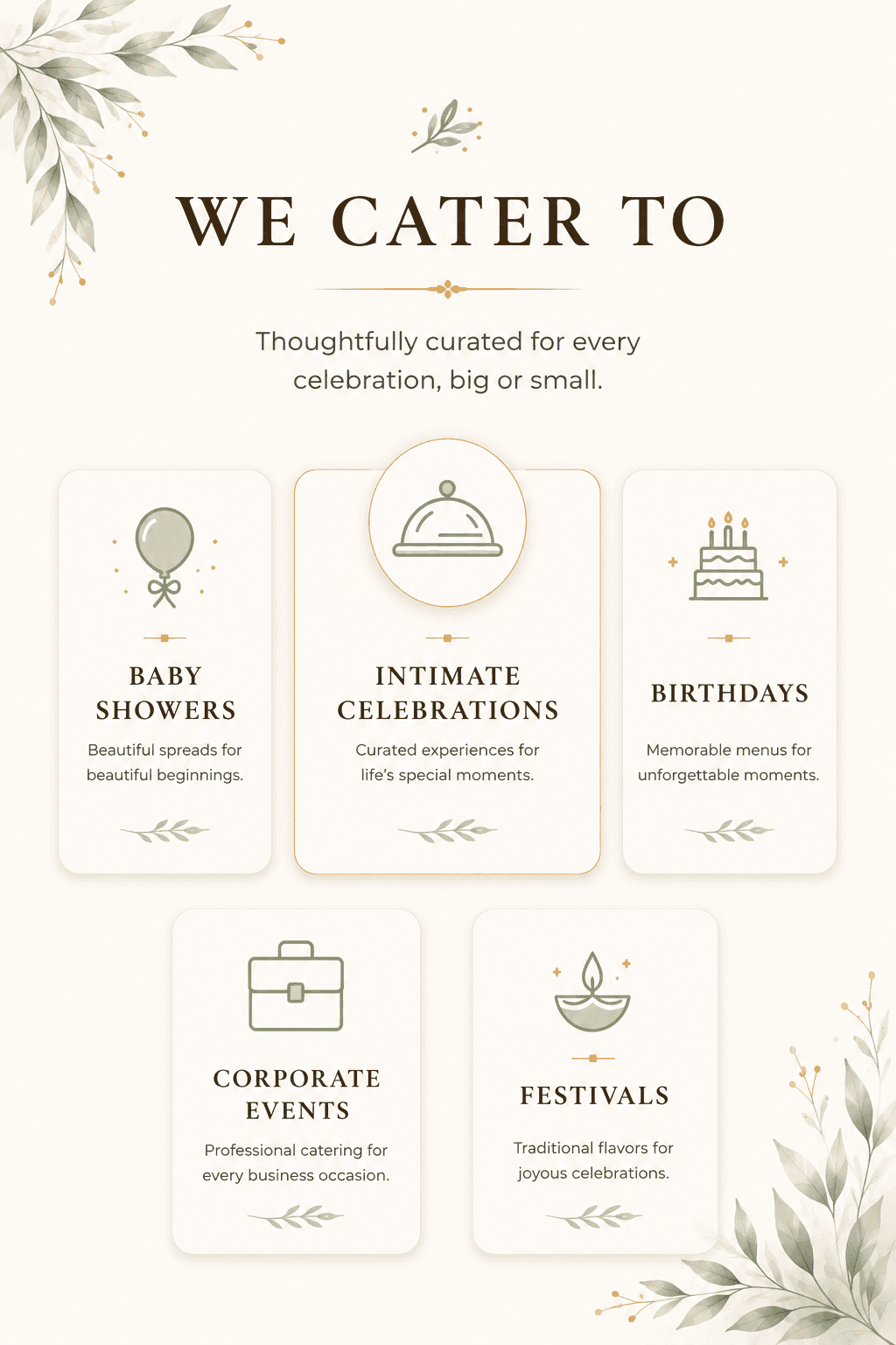Our Catering Services